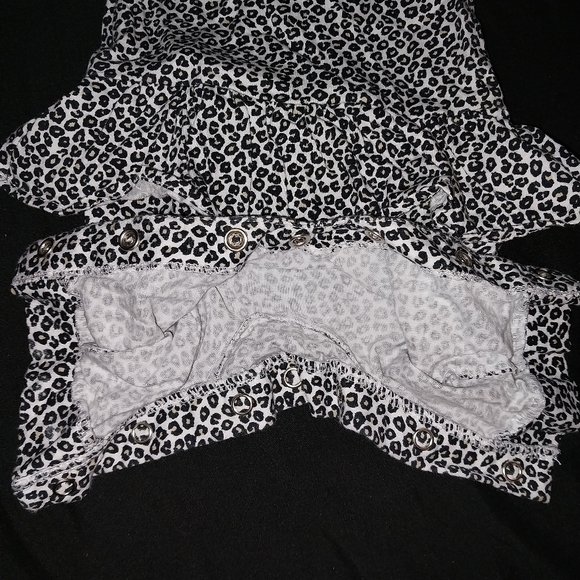 Newborn leopard skirt jumpsuit - Picture 7 of 12
